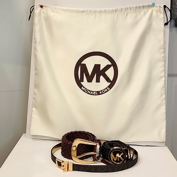 HP Bundle Michael Kors signature ladies belts all three - Picture 1 of 17